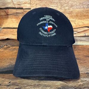 OTTO Texas Department Criminal Justice TDCJ Baseball Cap Hat Adjustable Navy